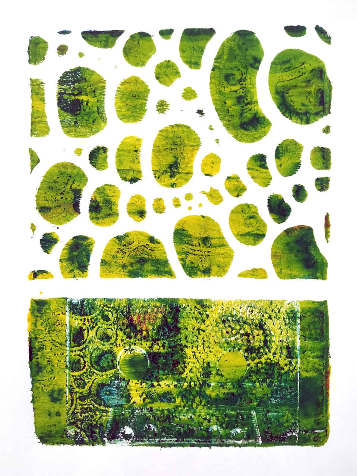 Audio Files_004, acrylic on paper, 2024, 12,7x17,78cm. Private Collection